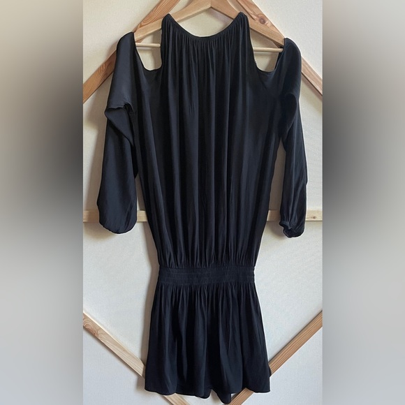 Ramy Brook Lauren Mini Dress in Black Sz M - Picture 4 of 7